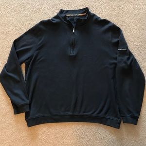 Burberry 1/4 zip sweater